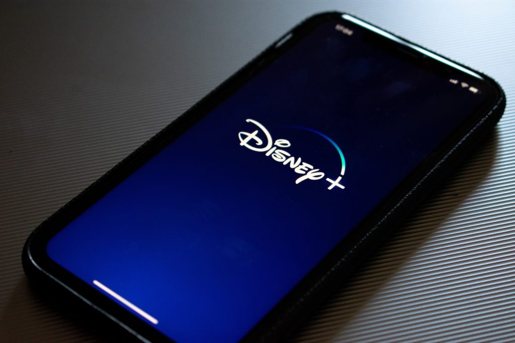 product launch checklist showcased with disney app on phone