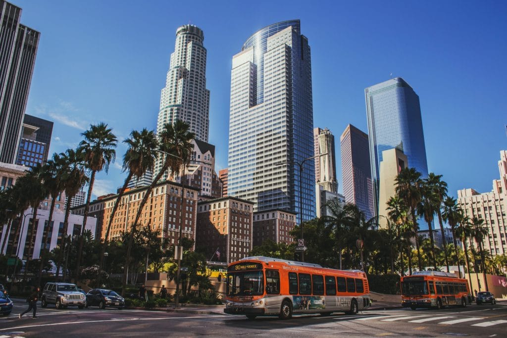 A landscape of los angeles