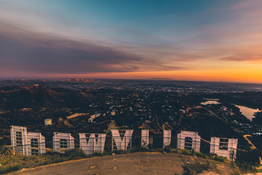 Skyline of Hollywood