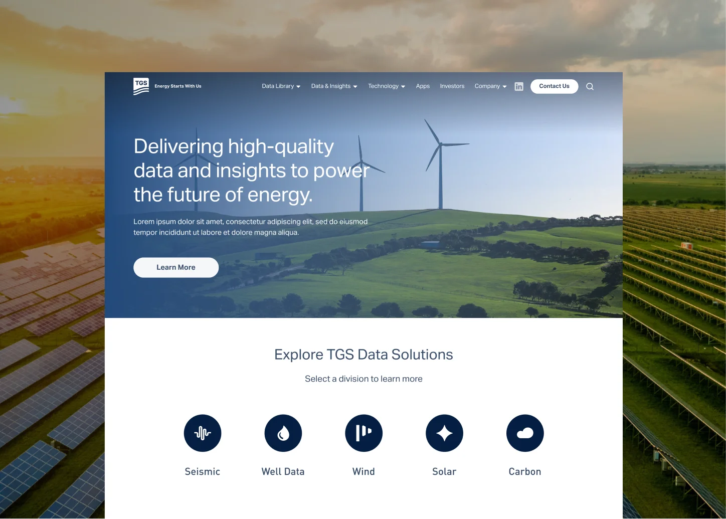 Tgs Energy Intelligence Dashboard Case Study